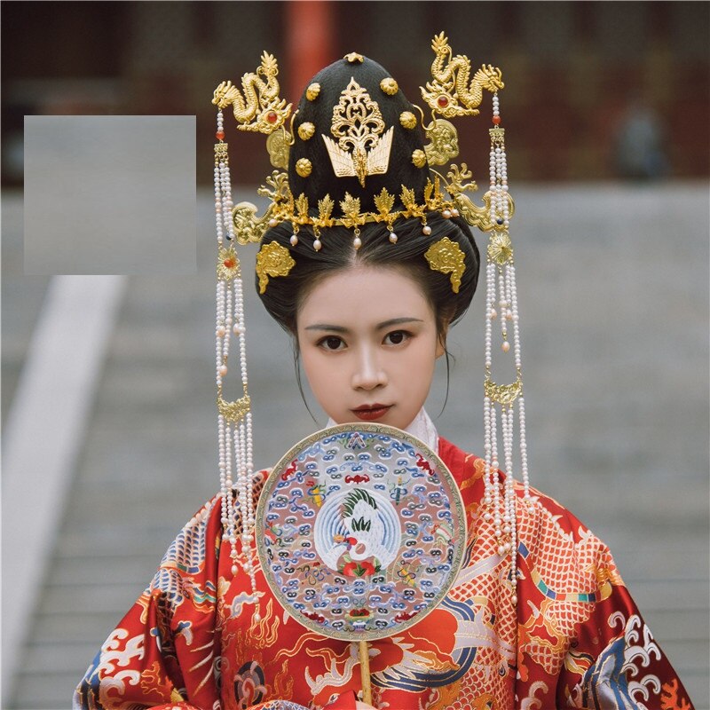 Tu Si Site-Hai Long tune Ming Dynasty Hair Tiara S..